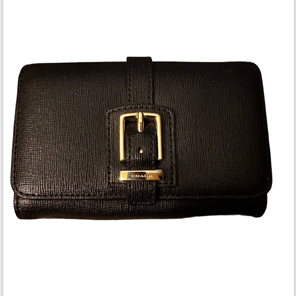 EUC COACH BLACK WALLET